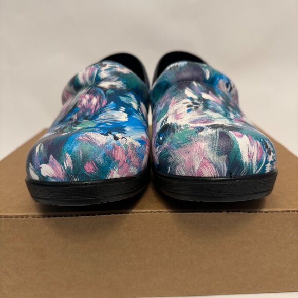 Savvy Nursing Shoes Women's Brandy Clogs Slip On  Floral Slip Resistant Size 9 M - Picture 3 of 8